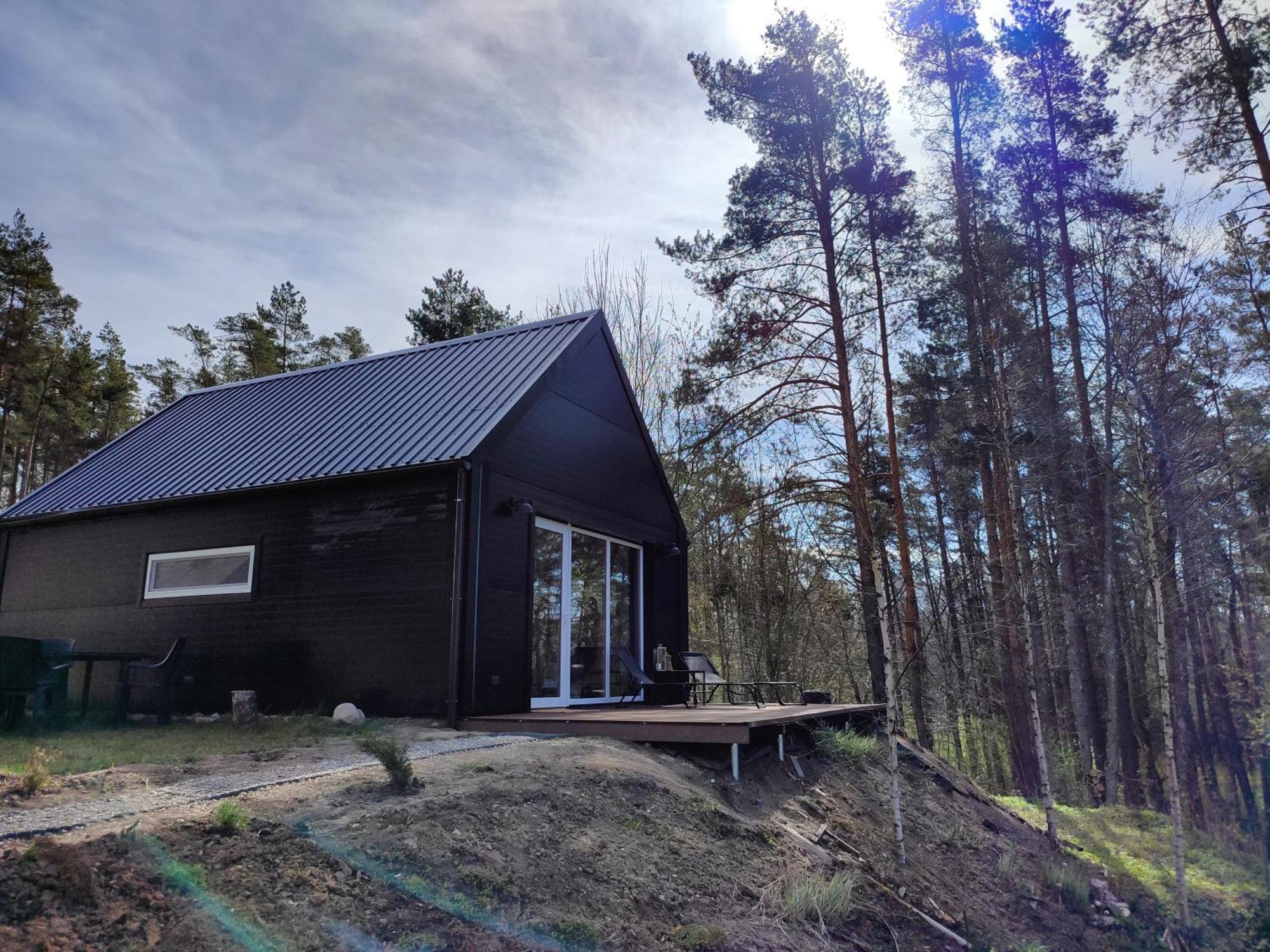 Modern Sauna Cabin In Horse Ranch Liyeplauke Luaran gambar