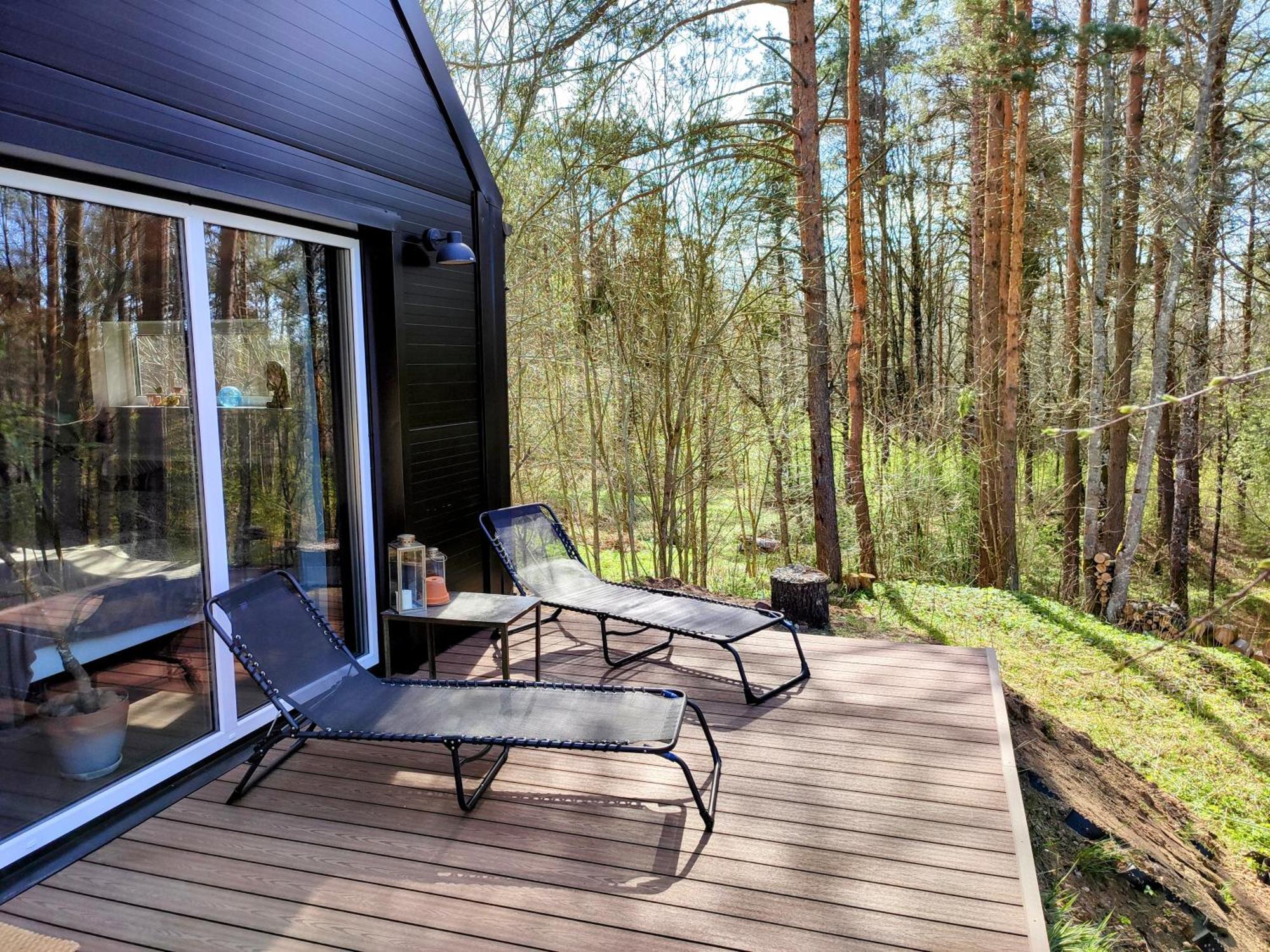 Modern Sauna Cabin In Horse Ranch Liyeplauke Luaran gambar