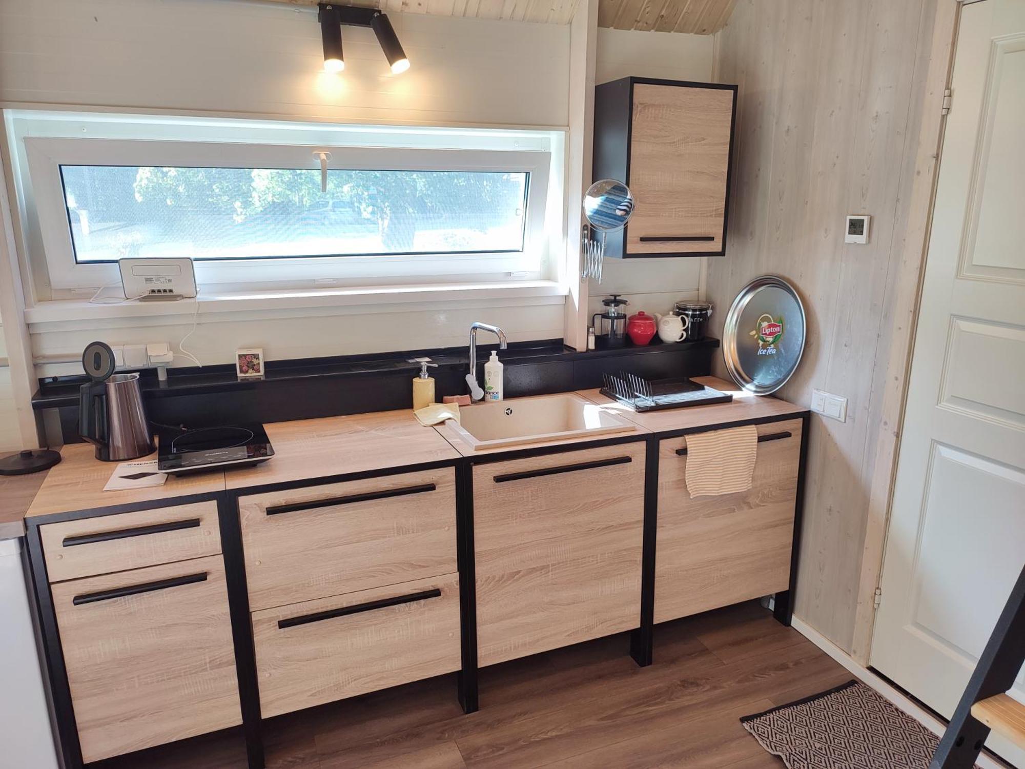 Modern Sauna Cabin In Horse Ranch Liyeplauke Luaran gambar