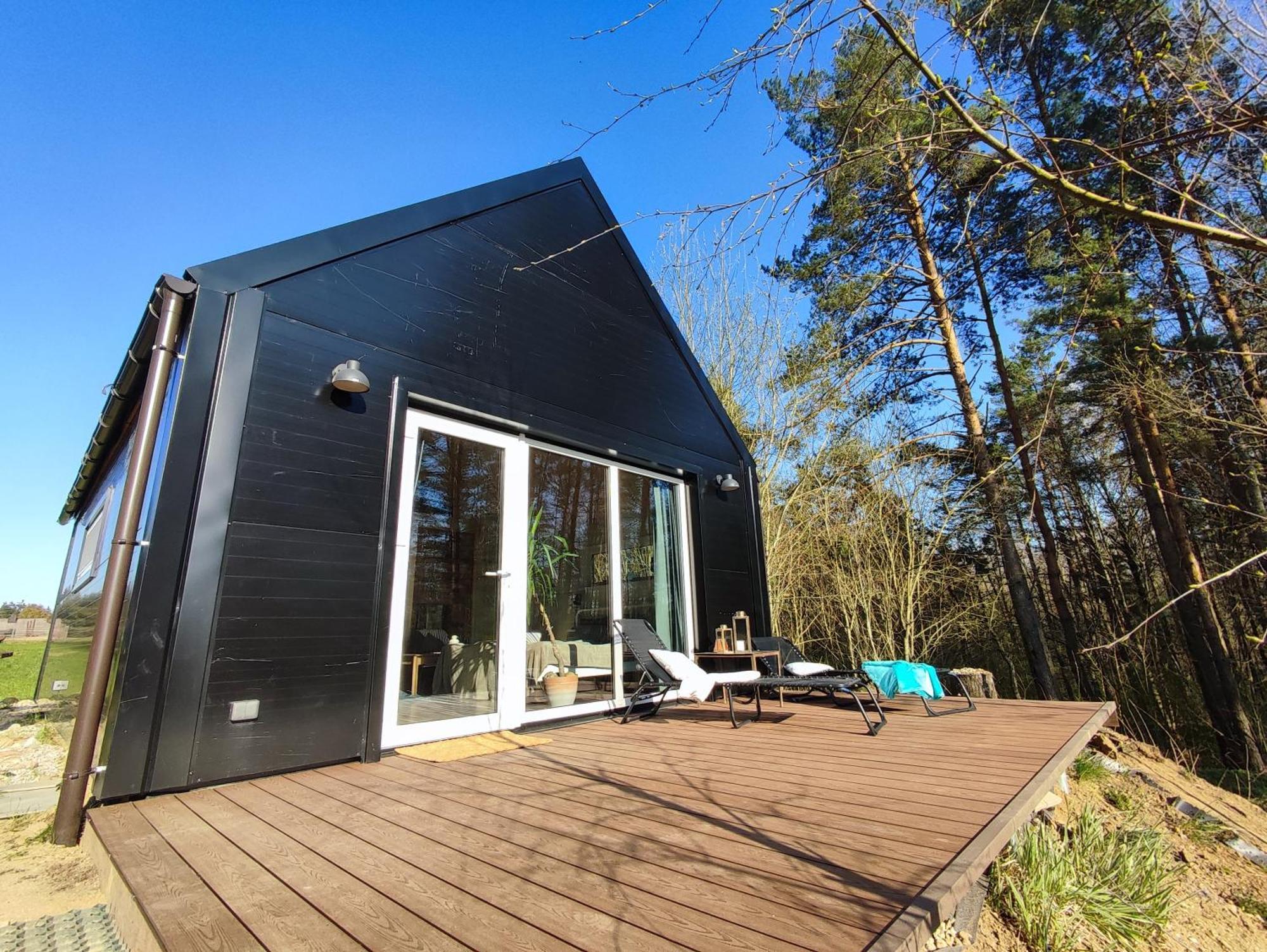 Modern Sauna Cabin In Horse Ranch Liyeplauke Luaran gambar