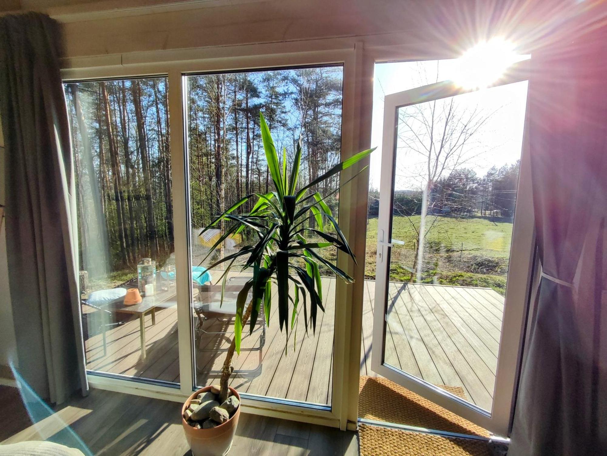 Modern Sauna Cabin In Horse Ranch Liyeplauke Luaran gambar