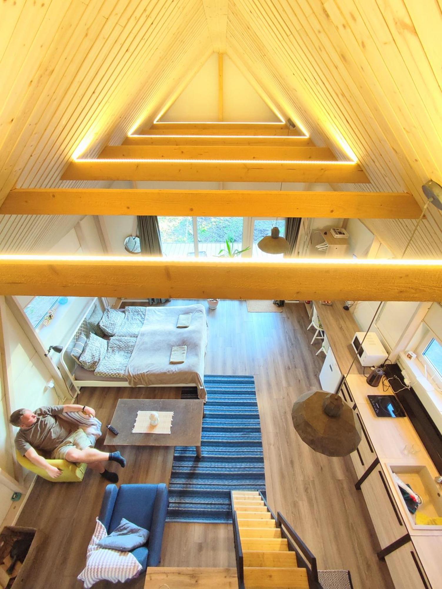 Modern Sauna Cabin In Horse Ranch Liyeplauke Luaran gambar